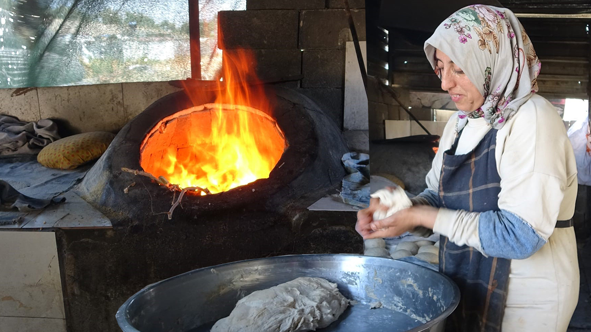 Antakya'da Emek Mücadelesi: Kavurucu Sıcağa Rağmen Tandır Başında Ekmek Üretimi