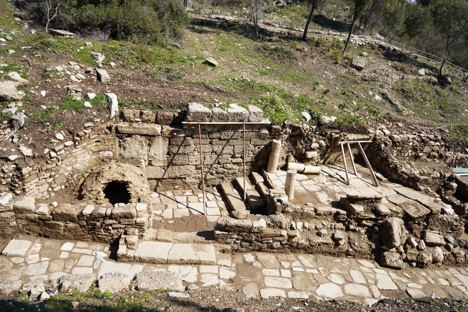Aspendos Antik Kenti'nde 2 Bin Yıllık 'Tiyatro Caddesi' Gün Yüzüne Çıkarıldı