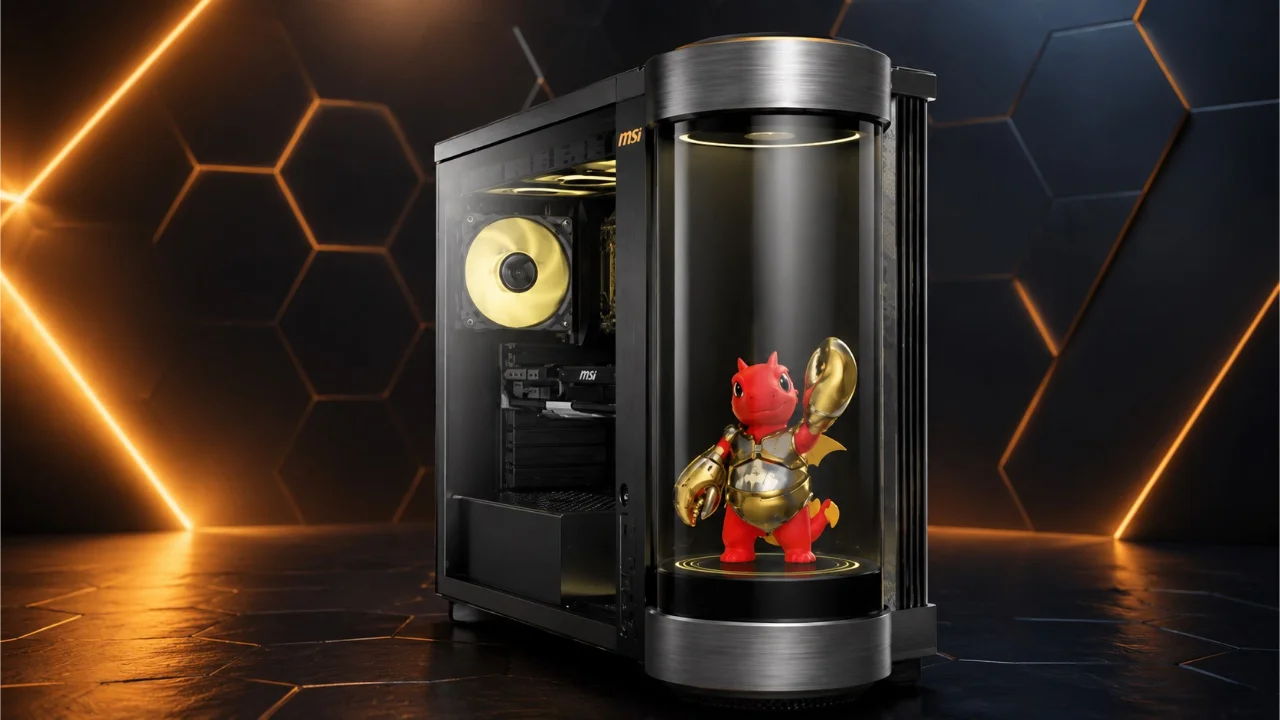 Bilgisayar Kasası mı, Gelecek mi? MSI'dan Holografik Ejderhalı Yapay Zeka Canavarı!