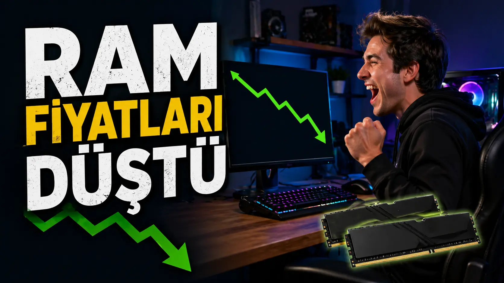 Bilgisayar Toplayanların Yüzü Gülecek Mi? RAM Fiyatlarında Şok Düşüş! İşte Beklenen Haber ve Uzman Yorumları!