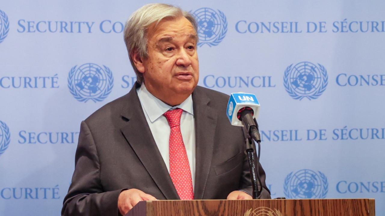 BM Genel Sekreteri Guterres'ten Batı Şeria'daki Şiddet Olaylarına Tepki