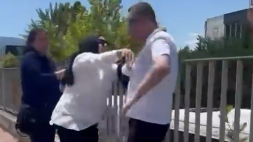 Bursa'da Şiddete Dur Diyen Kahraman Kadın! O Anlar Kamerada