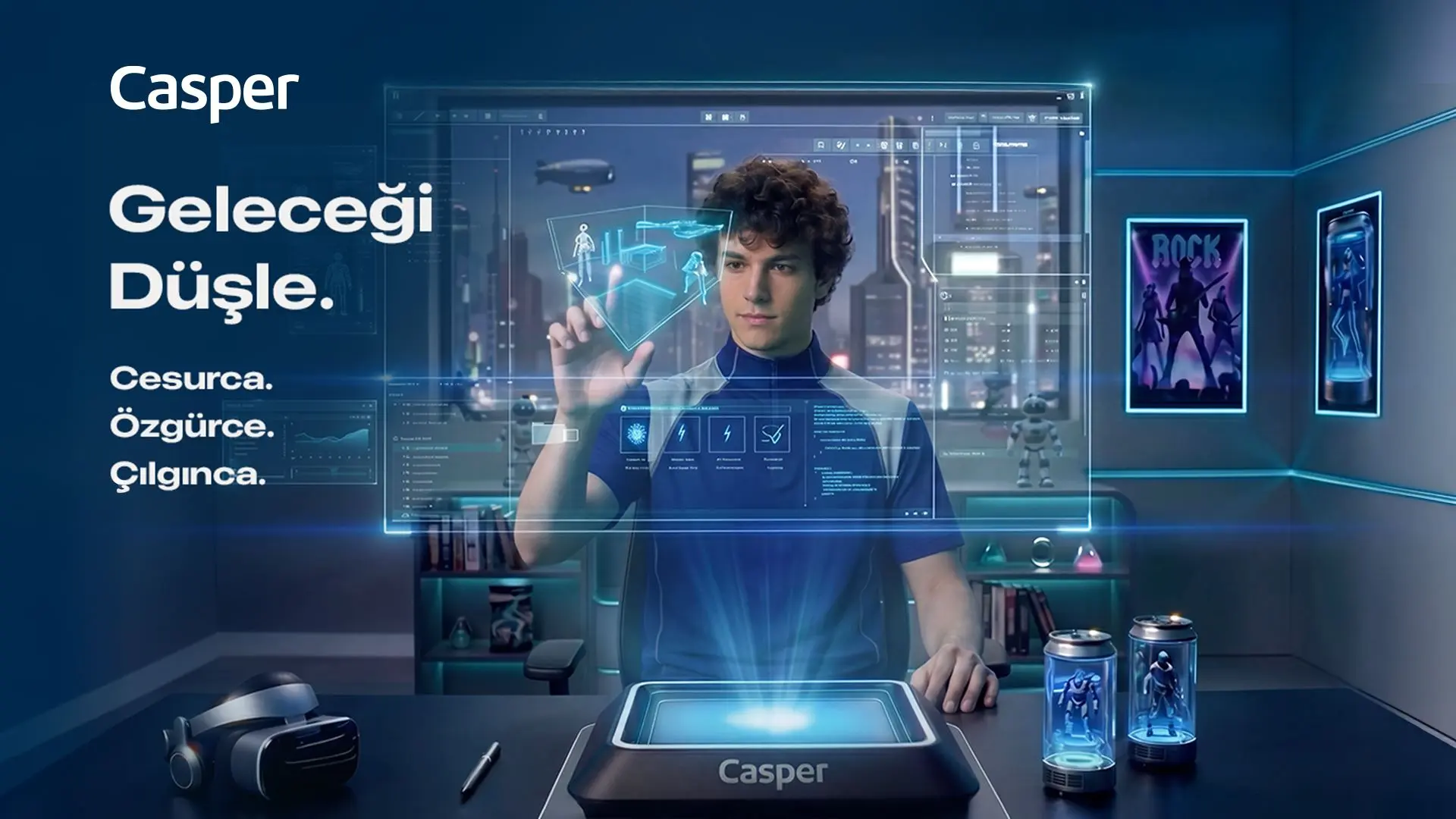 Casper'dan Şok Eden Gelecek Vizyonu! 35. Yıl Filminde Yapay Zeka Çağına Yolculuk