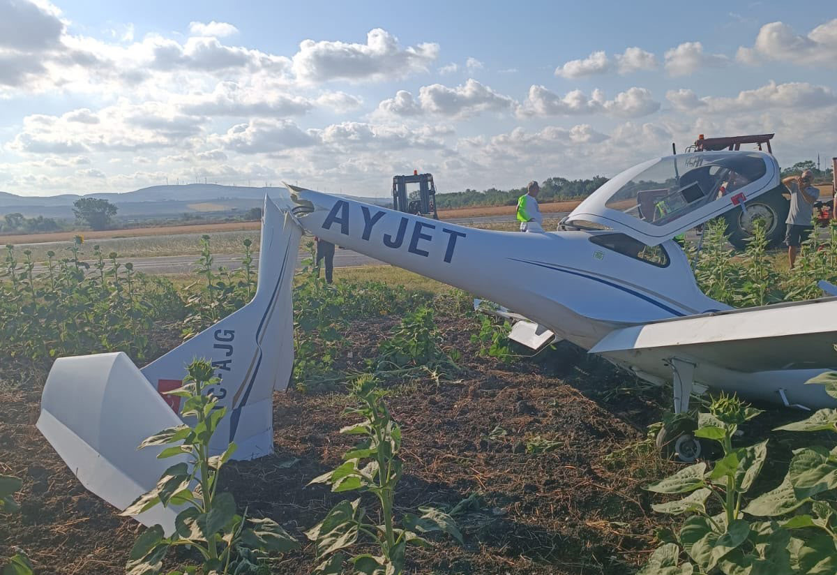 Çatalca'da Eğitim Uçağı Kaza Kırıma Uğradı: Öğrenci Pilot Yaralı