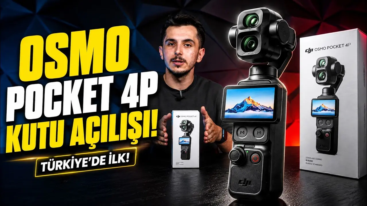 Çift Kameralı Yeni DJI Pocket 4P Modeline İlk Bakış