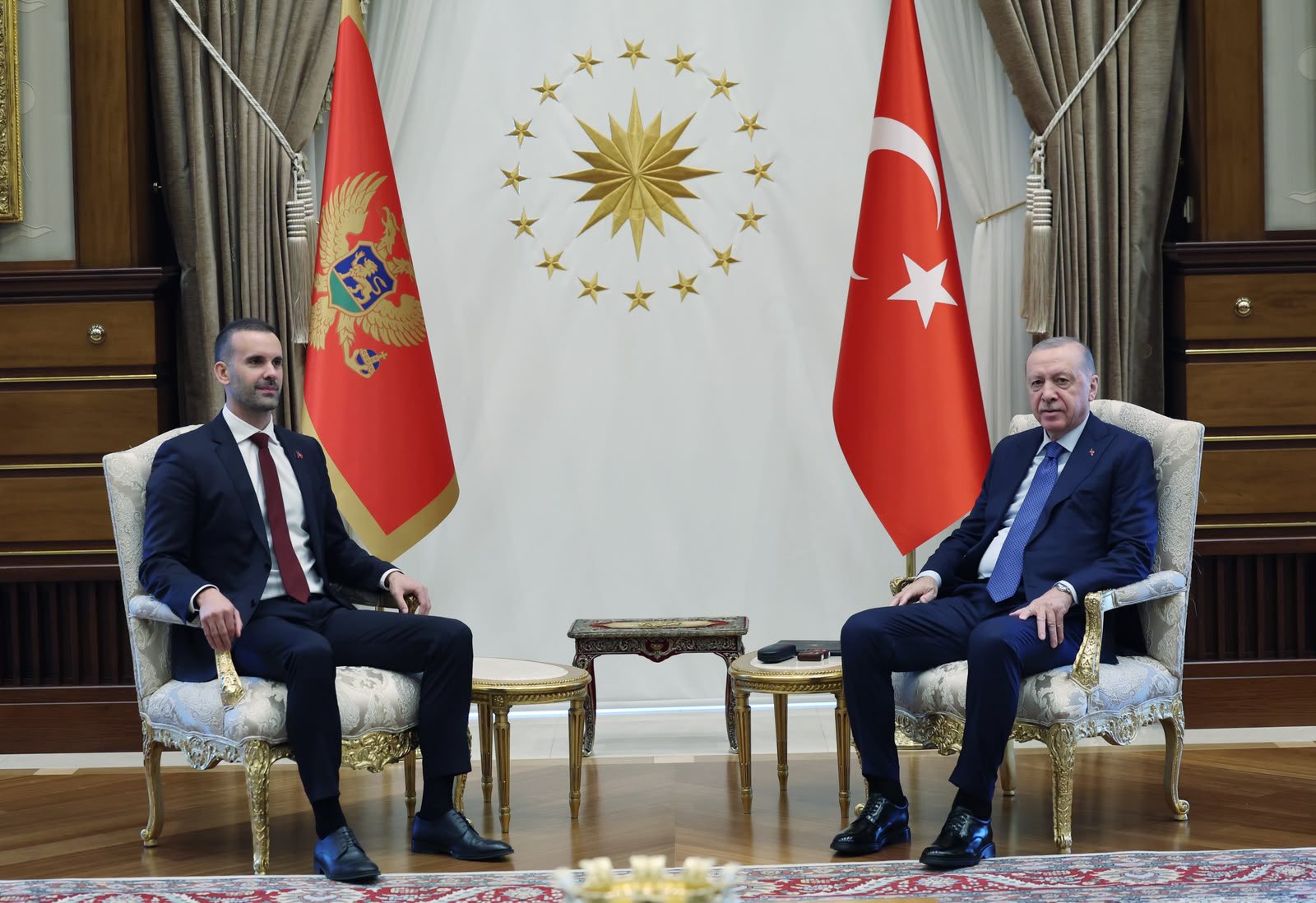 Cumhurbaşkanı Erdoğan, Karadağ Başbakanı Spajic'i Kabul Etti