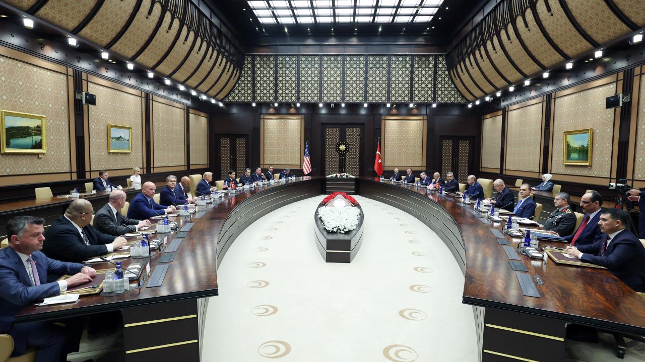 Cumhurbaşkanı Erdoğan ve Başkan Trump Arasında Heyetler Arası Görüşme