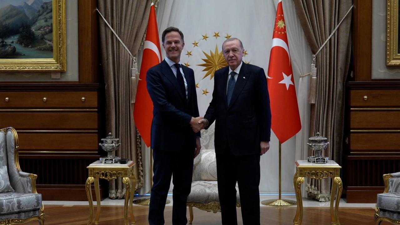 Cumhurbaşkanı Erdoğan ve NATO Genel Sekreteri Rutte Ankara'da Bir Araya Geldi