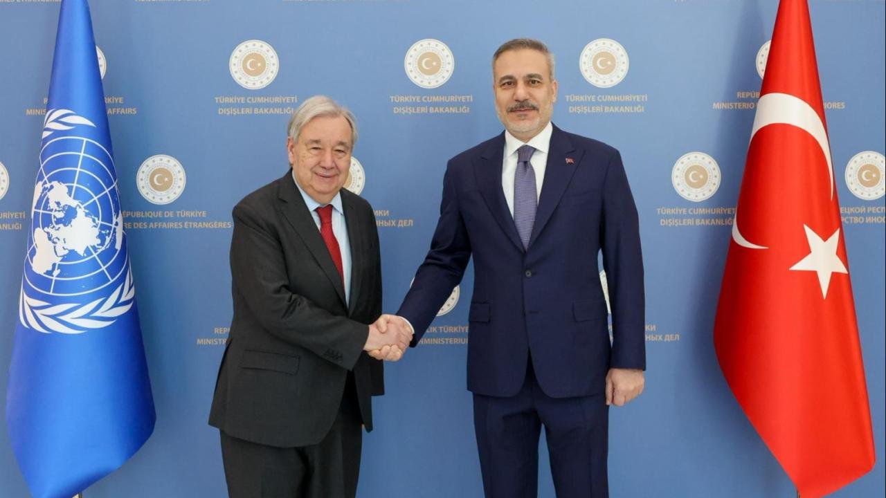 Dışişleri Bakanı Fidan ve BM Genel Sekreteri Guterres'ten Kritik Görüşme