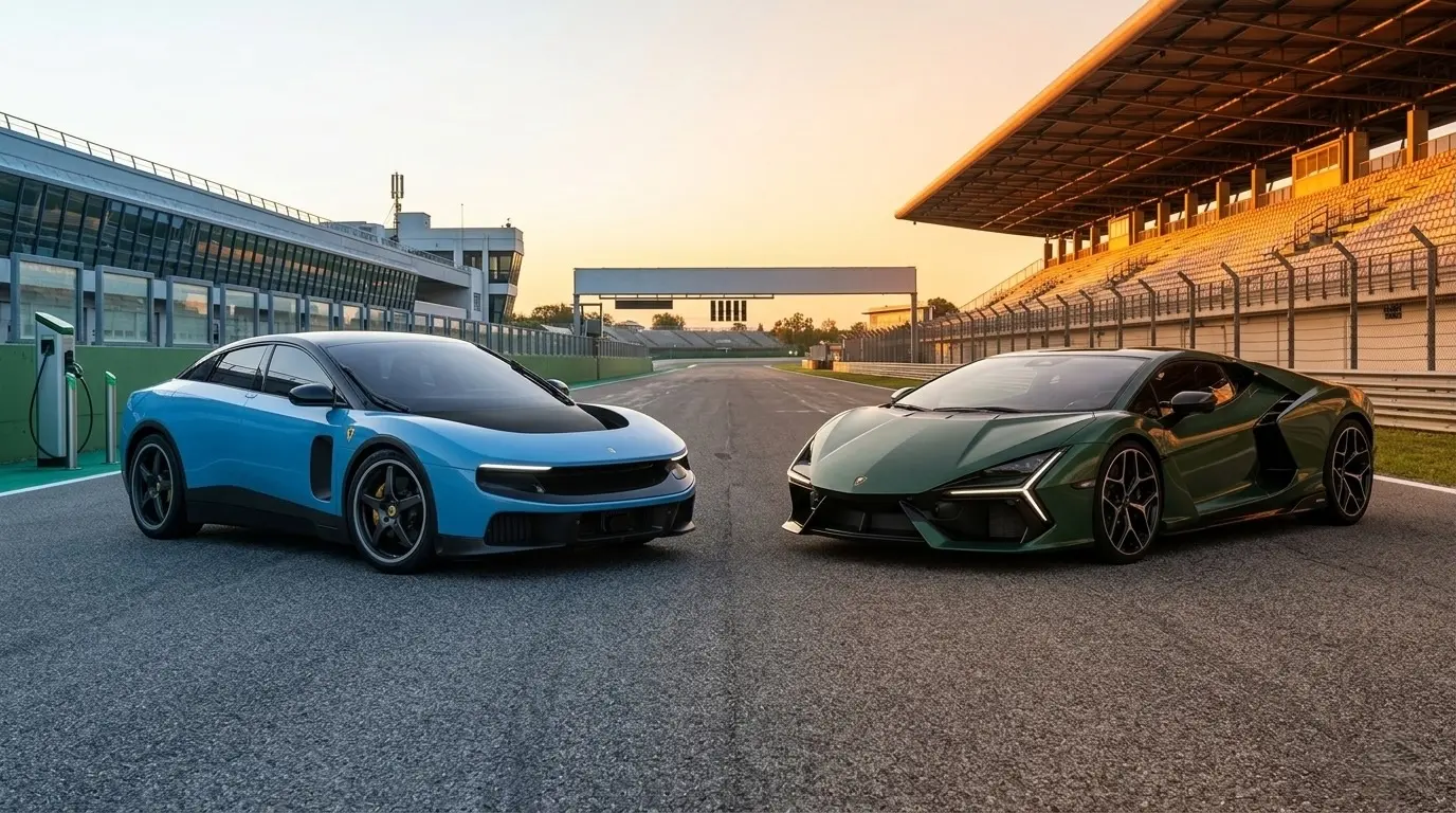Elektrikli Süper Otomobil Düellosu! Ferrari ve Lamborghini Geleceği Şekillendiriyor