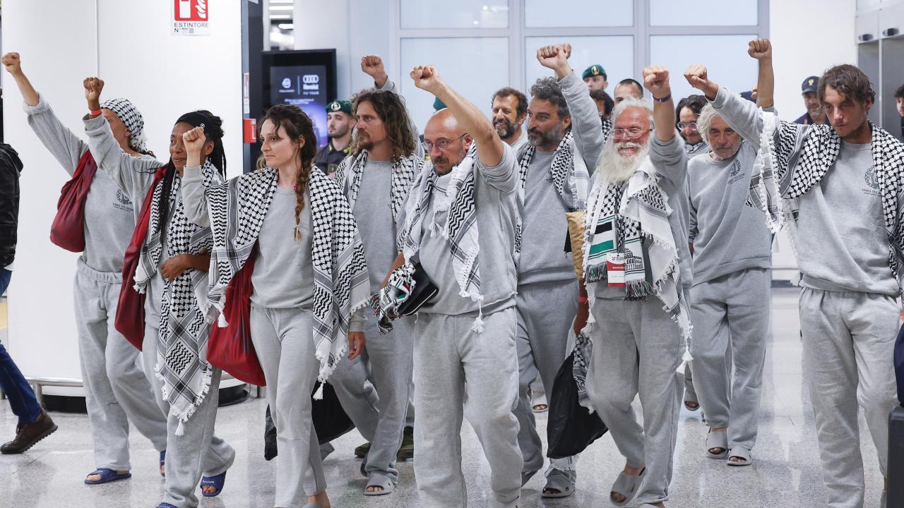 Filistin İçin Umut Işığı! İsrail'in Alıkoyduğu Aktivistler Özgürlüğe Kavuştu, İlk Grup İtalya'ya Döndü!