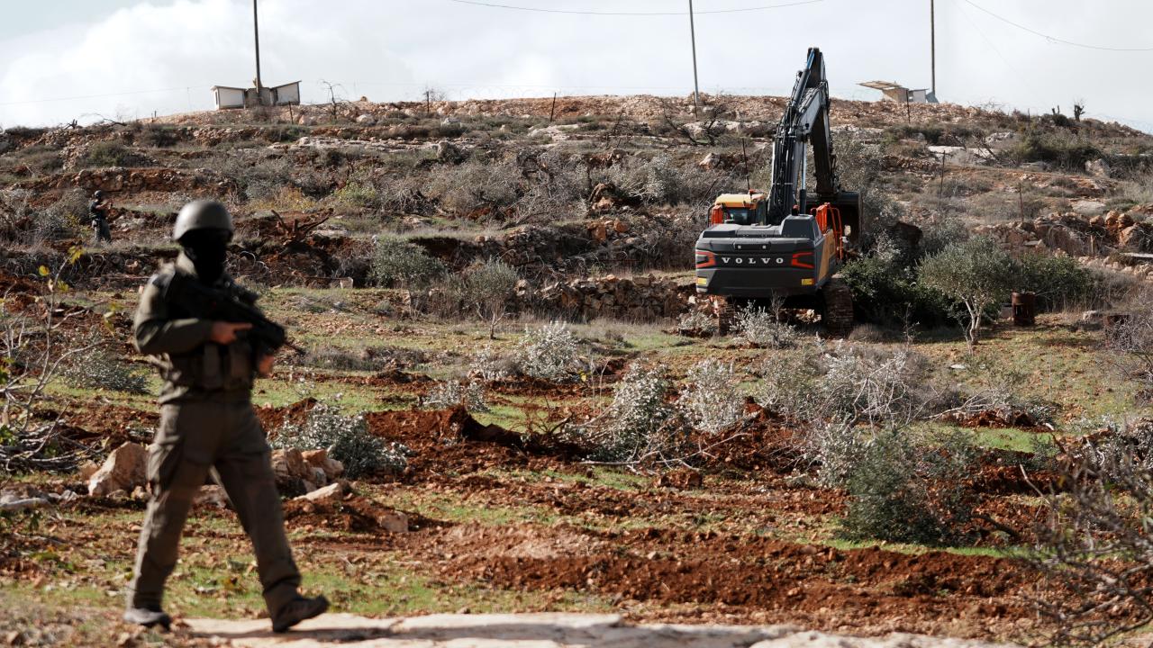 Filistin'de Zeytin Katliamı! İsrail İşgali Altındaki Topraklarda Yüzlerce Ağaç Yok Edildi!
