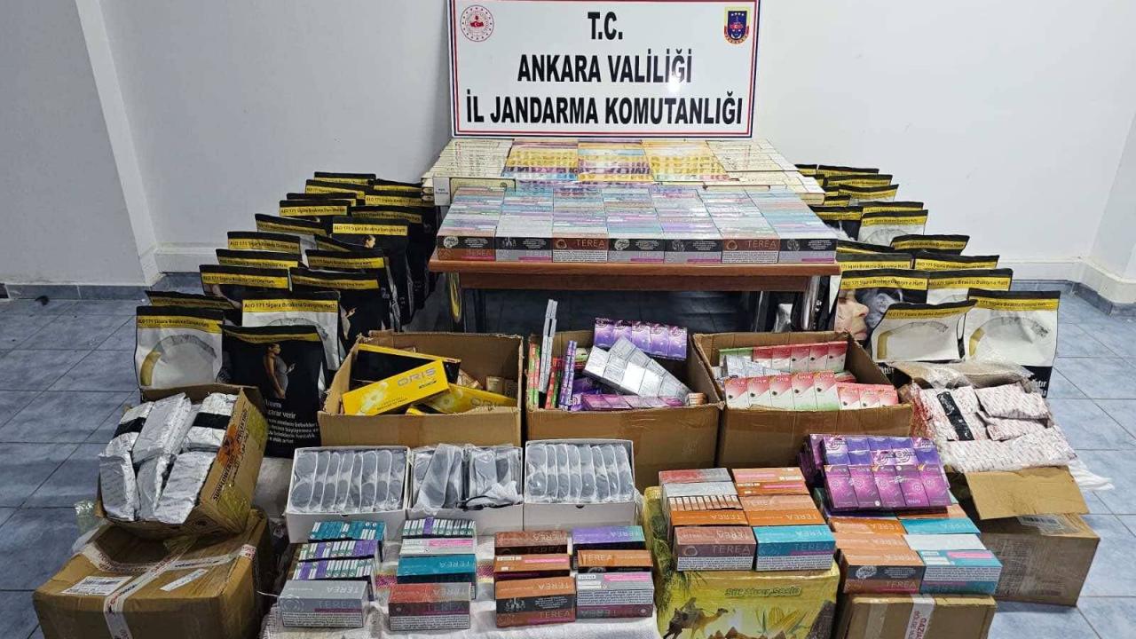 Güneş Gözlüğü Operasyonu! Başkent'te Tır Dolusu Kaçak Mal Ele Geçirildi!