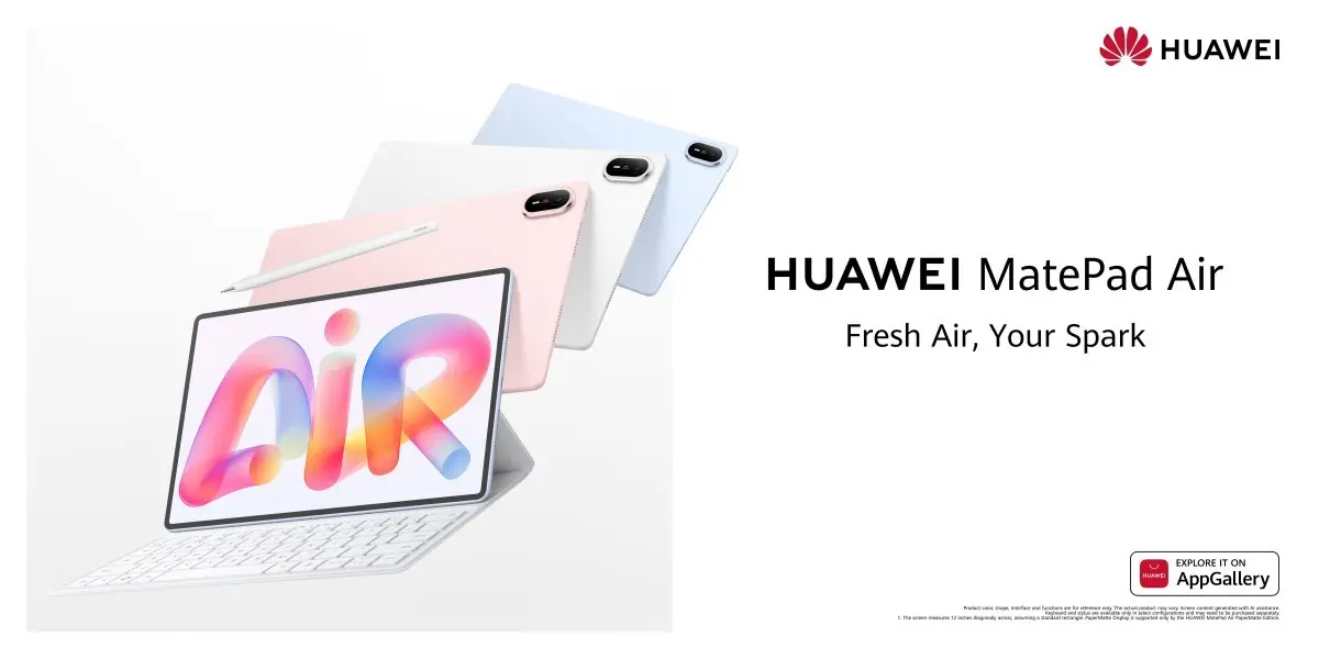 Huawei'den Yeni Donanım Hamlesi: MatePad Air ve FreeClip 2 S Tanıtıldı