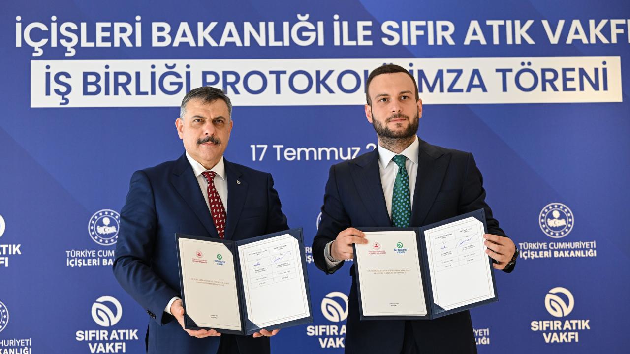 İçişleri Bakanlığı ve Sıfır Atık Vakfı Arasında Stratejik İşbirliği