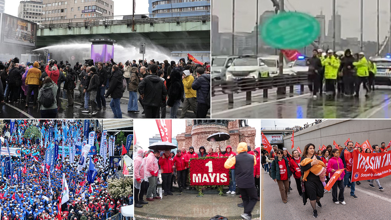 İstanbul Alarmda! 1 Mayıs'ta Taksim Yine Kapalı! Köprüde Polis Müdahalesi!