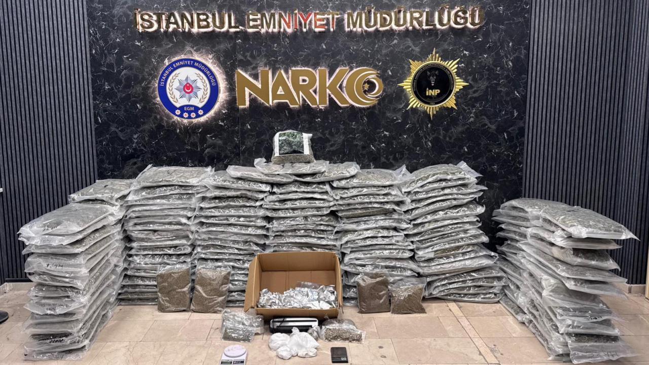 İstanbul'da Narkotik Baskını! 176 Kilogram Uyuşturucu Ele Geçirildi, Şüpheliler Kelepçelendi!
