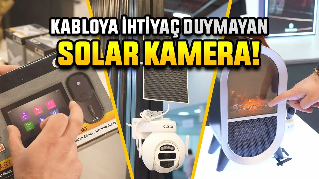 Kablolara Veda! CATA'dan Güneş Enerjili Güvenlik Kamerası Devrimi!
