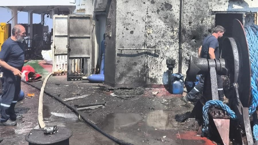 Karadeniz'de Türk Gemisine İHA Saldırısı