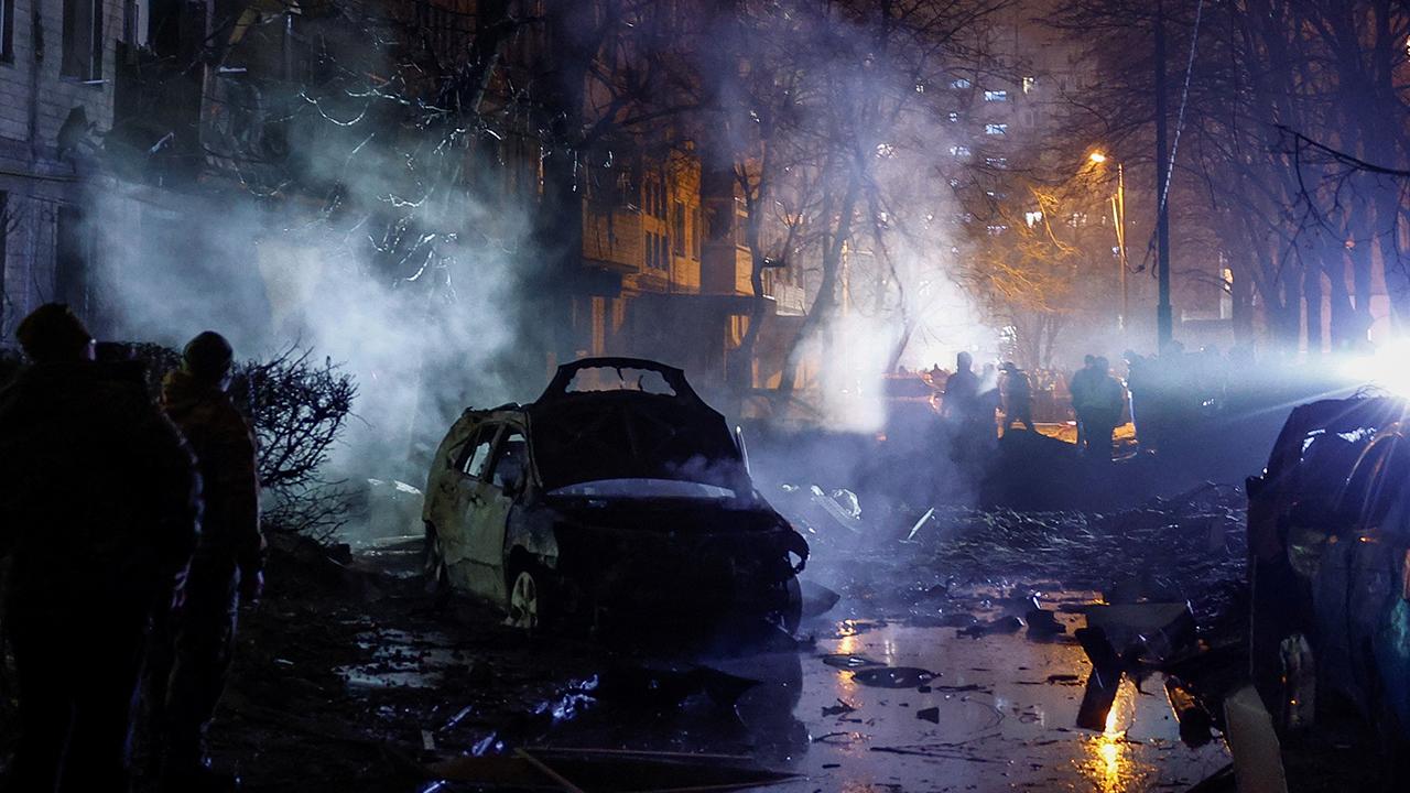 Kiev Gece Yarısından İtibaren Yoğun Hava Saldırısı Altında