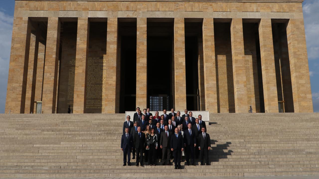 NATO Heyeti'nden Anıtkabir'e Ziyaret