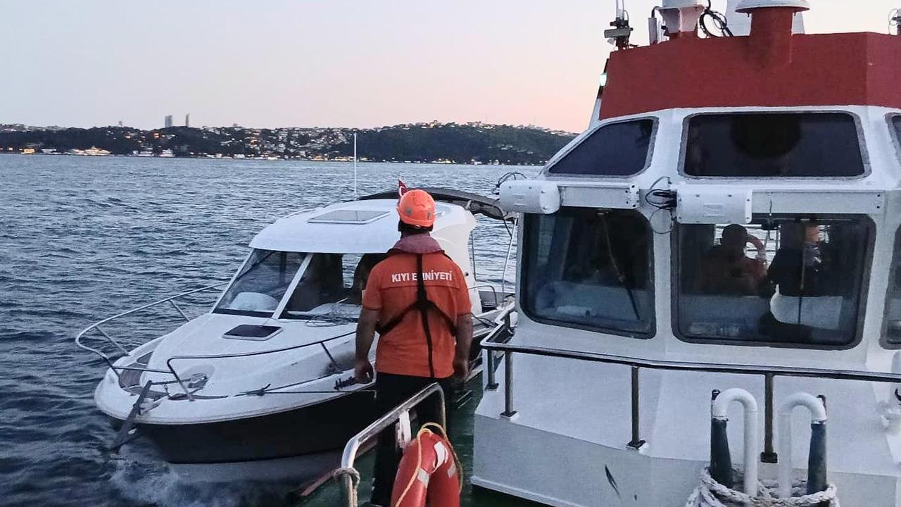Sarıyer Açıklarında Denizde Kurtarma Operasyonu
