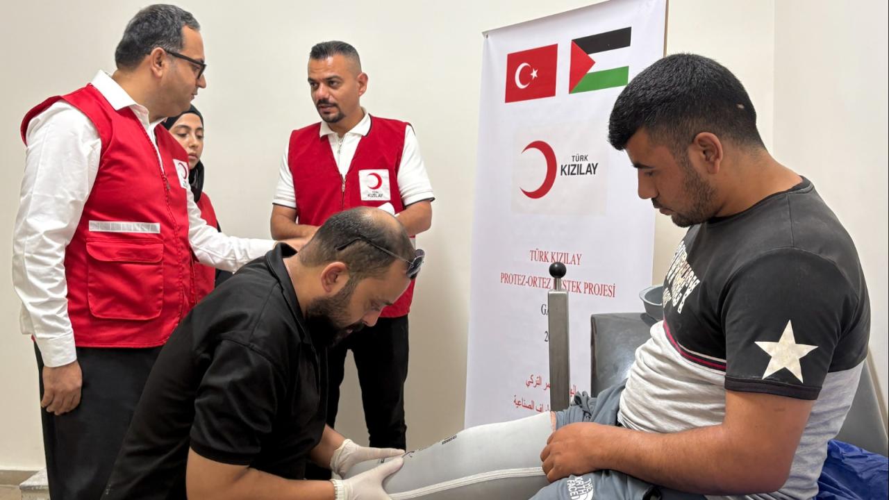 Türk Kızılay'dan Gazze İçin Protez ve Ortez Destek Hamlesi
