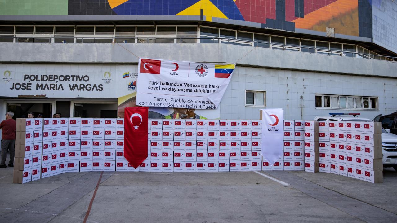 Türk Kızılay'dan Venezuela'ya İnsani Destek Eli