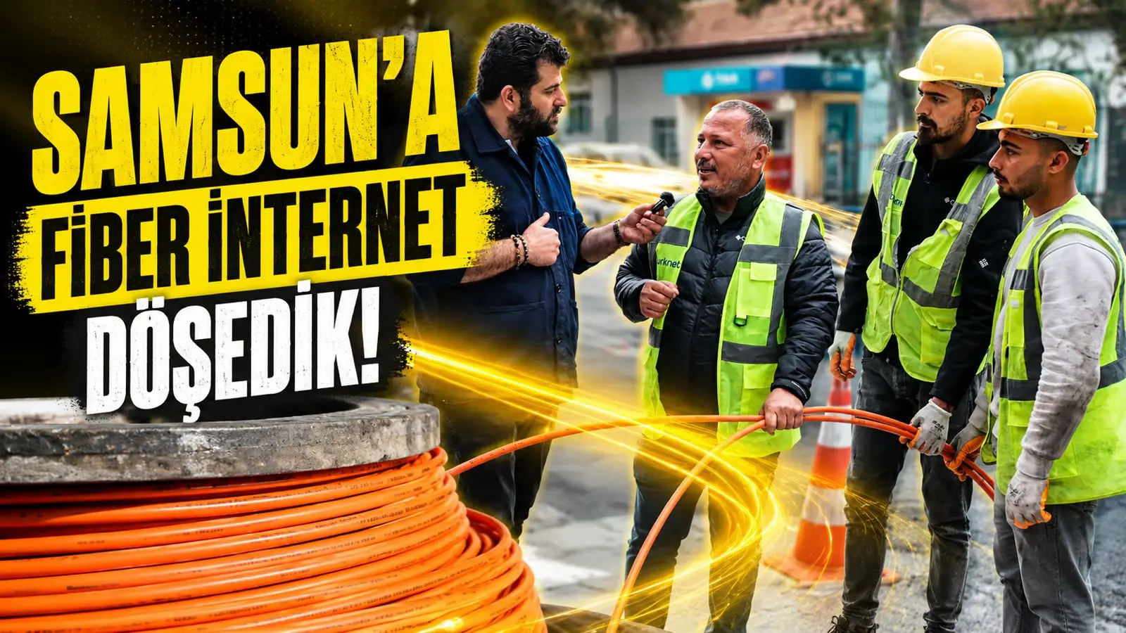 Türkiye'nin İnternet Haritası Yeniden Çiziliyor! TurkNet, Samsun'u Fiber Ağlarla Örüyor!
