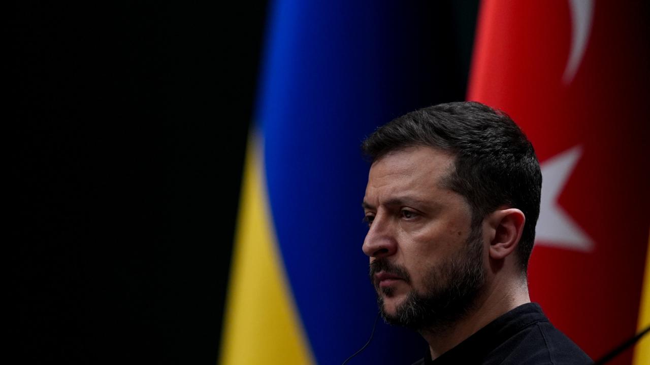 Ukrayna Devlet Başkanı Zelenskiy NATO Zirvesi İçin Ankara'da