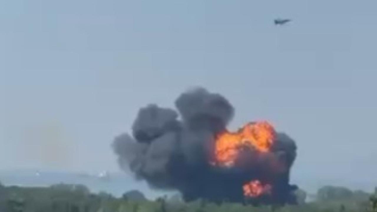 Yalova'da Eğitim Uçuşu Sırasında F-16 Kazası